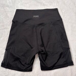 PINK Victoria's Secret Women's Black Bike Shorts